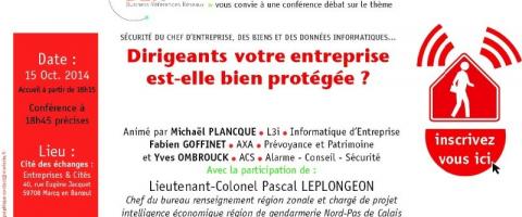 Conférence : Dirigeants, votre entreprise est-elle bien protégée ?